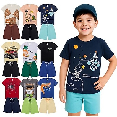 Kit Roupa Infantil Menino: 20 ou 10 Peças!