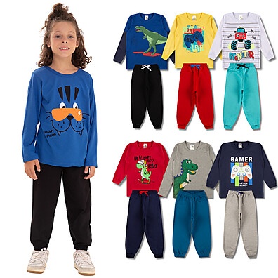 Kit Roupa Infantil Menino: 6 Peças Conforto!