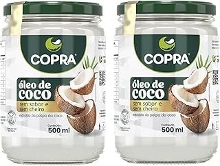 Óleo de Coco sem Sabor 500ML - Kit 2 Unidades