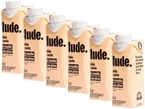 Kit 6X: Leite Vegetal de Aveia To Go Sabor Baunilha Nude 250ml