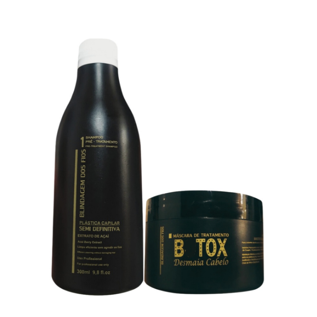 Kit Semi Definitiva: Tratamento Profissional para Cabelos Fortes e Brilhantes