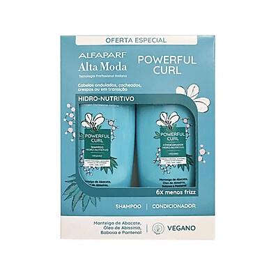 Kit Shampoo + Condicionador Alta Moda Cachos e Curvas 300ml