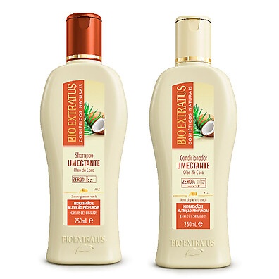 Kit Shampoo e Condicionador Bio Extratus Óleo de Coco 250ml