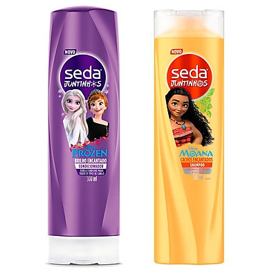 Kit Shampoo e Condicionador Infantil Frozen & Moana