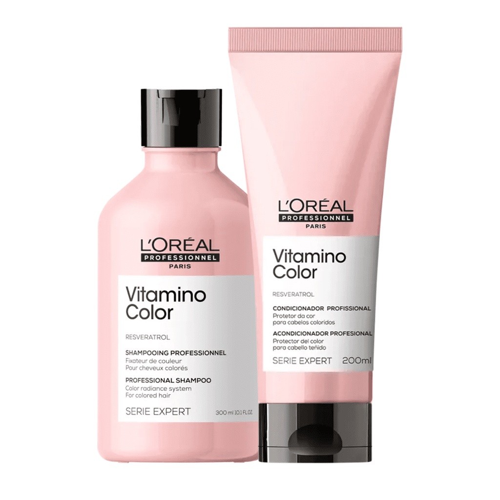 Kit Shampoo e Condicionador Vitamino Color: Proteção e Brilho para Cabelos Coloridos