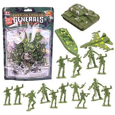 Kit Soldadinhos Militares: 60 Peças para Aventura!