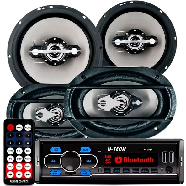 Kit Som Automotivo Leson 340W: Potência e Bluetooth!