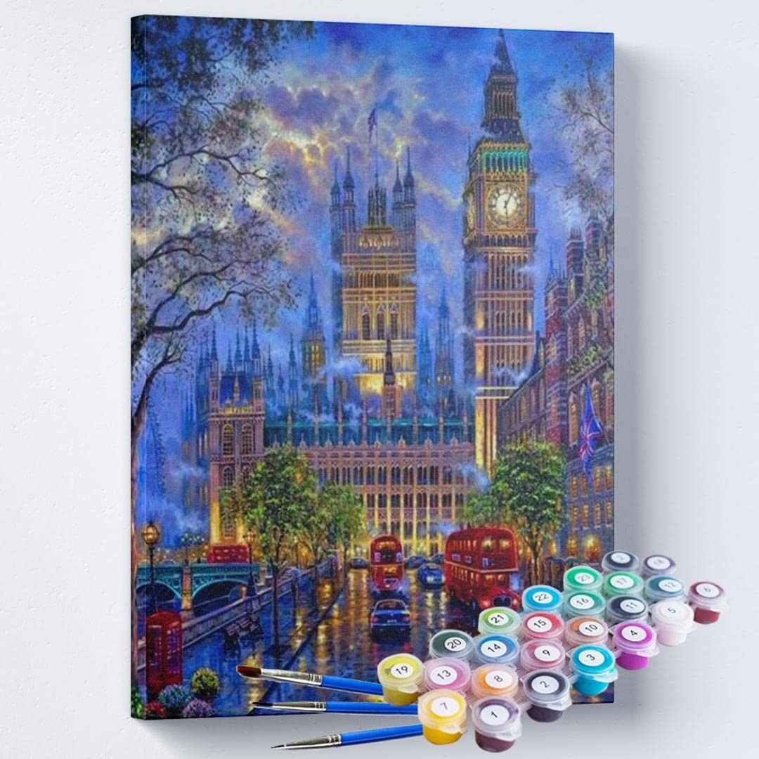 Kit de Pintura Terapêutica Linda Londres e Big Ben - MAUE ART STORE