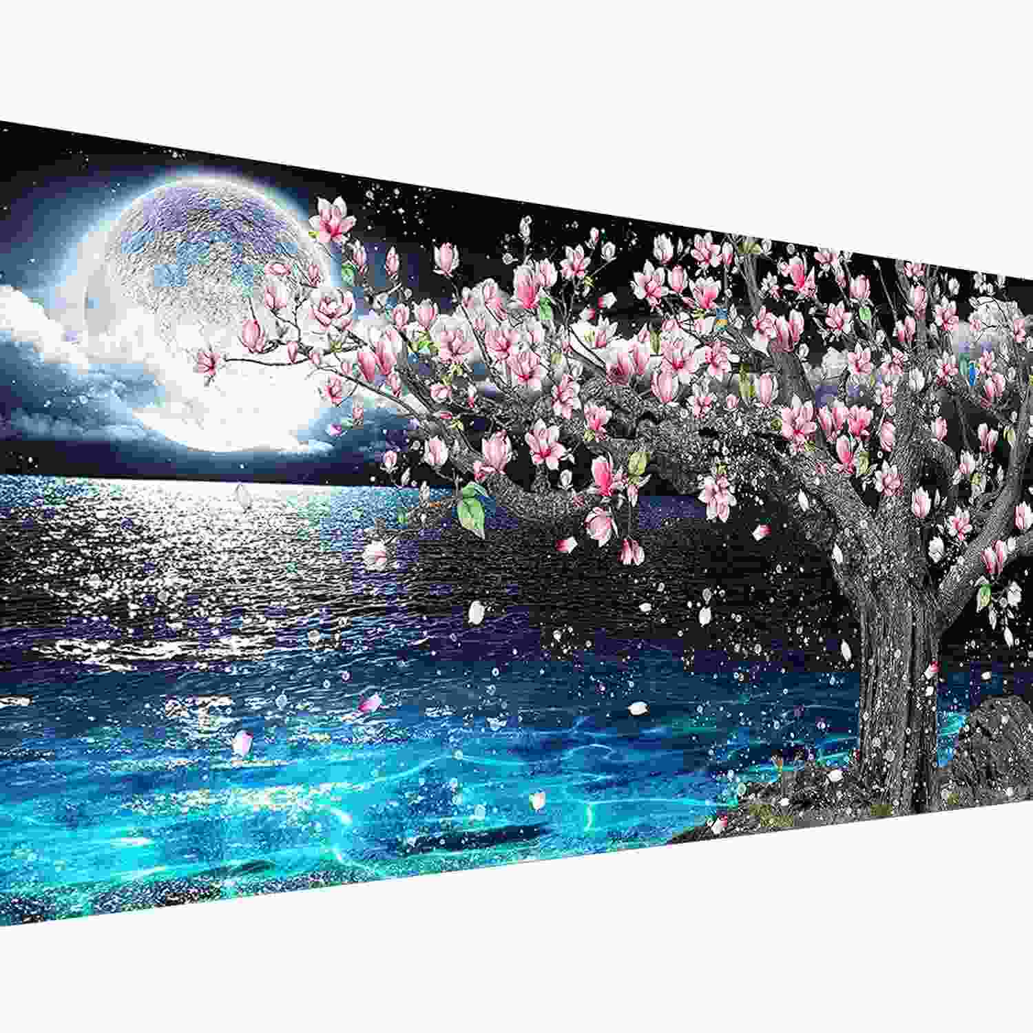 Kit de Pintura de Diamante 5D Completo - Artesanato com Strass de Cristal para Decoração e Relaxamento