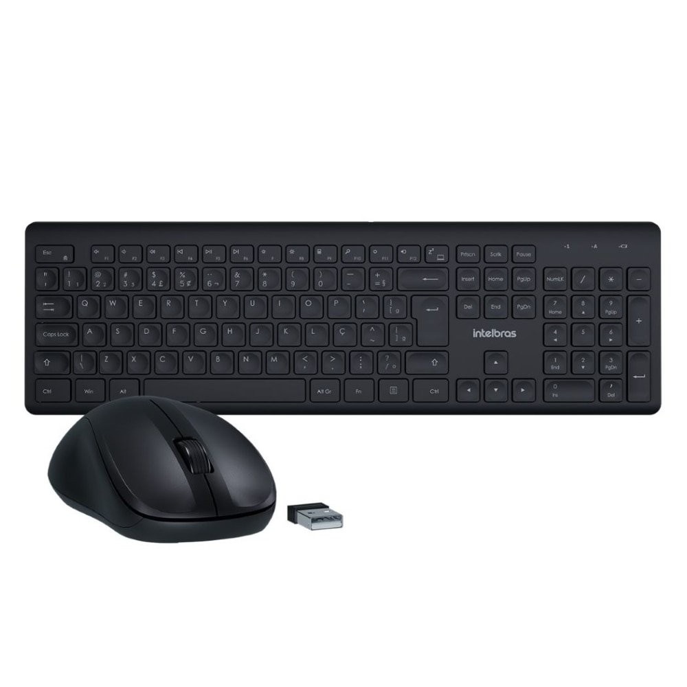 Kit Teclado e Mouse Intelbras CSI50: Conforto Sem Fio