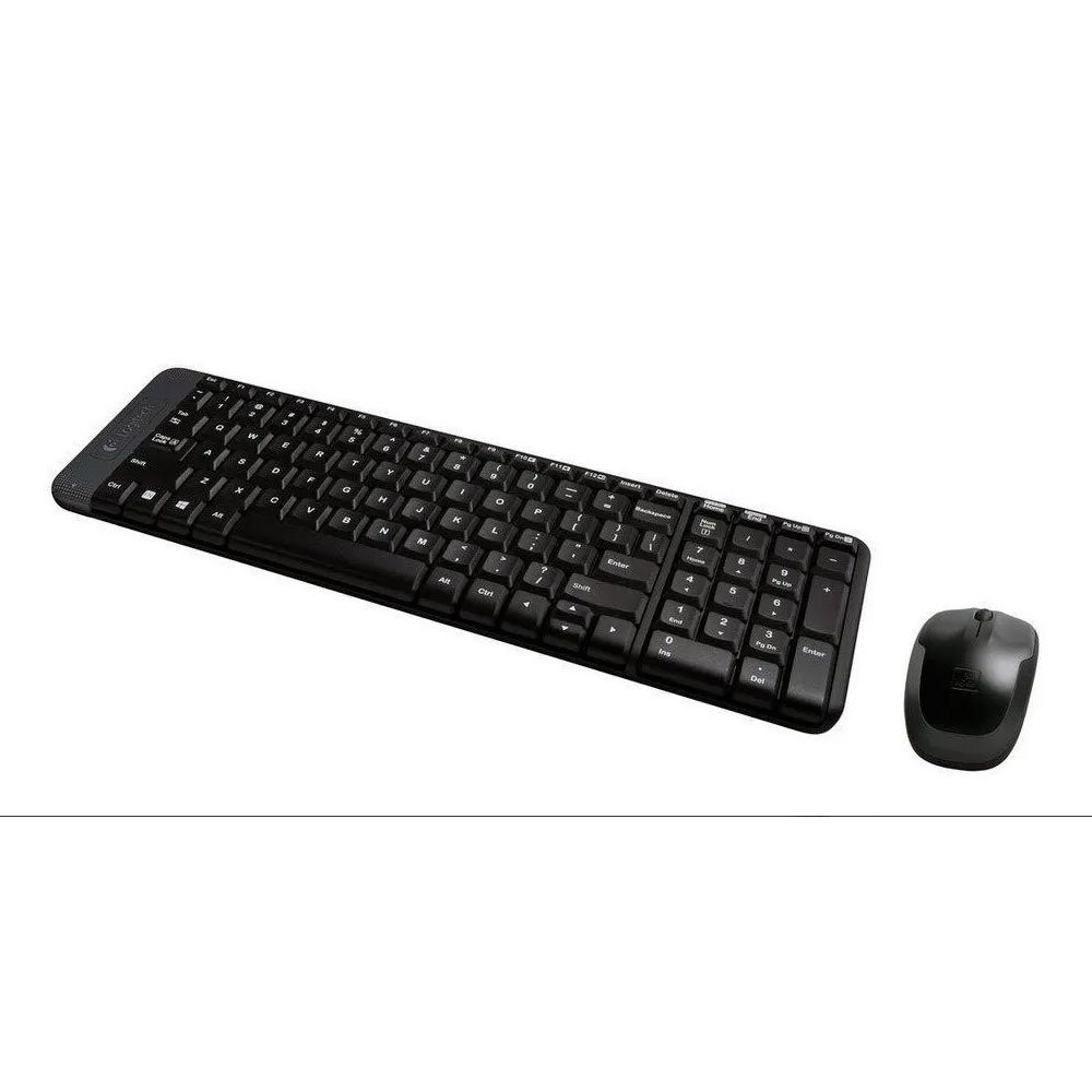 Kit Teclado e Mouse Logitech MK220: Wireless e Compacto
