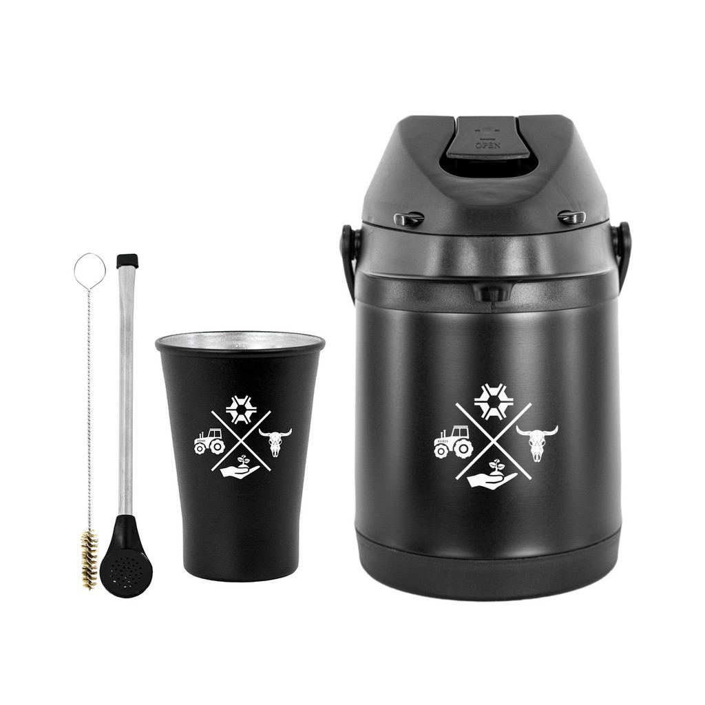 Kit Tereré 2.5L: Garrafa, Bomba e Copo!