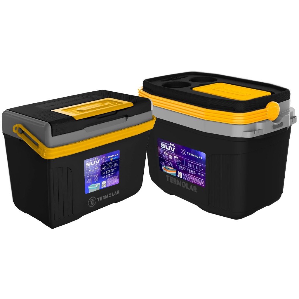 Kit Termolar SUV: 2 Caixas Térmicas (20L + 8L)