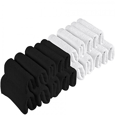 Kit Toalhas de Rosto Salão: 20 Peças Algodão