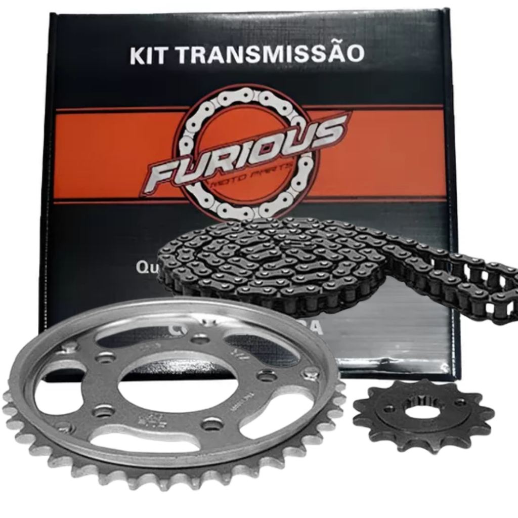 Kit Transmissão CBX 250 Twister Aço 1045 - 2001 a 2008