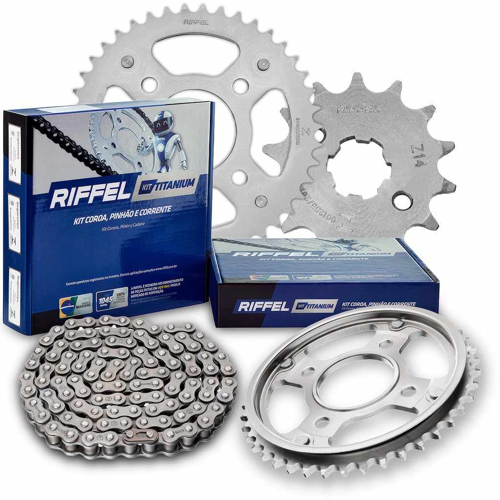 Kit Transmissão CG 125: Durabilidade Riffel!