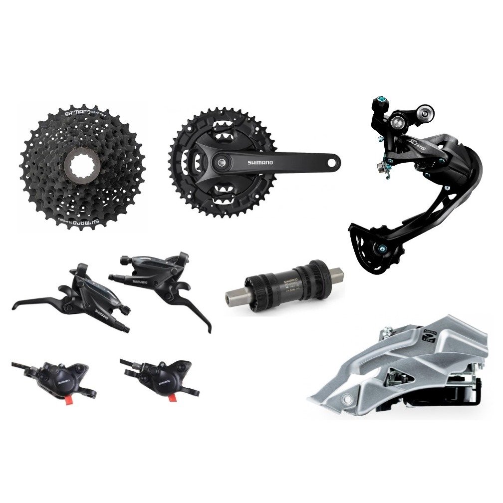Kit Transmissão Shimano Altus 3x9v: Pedal Suave!