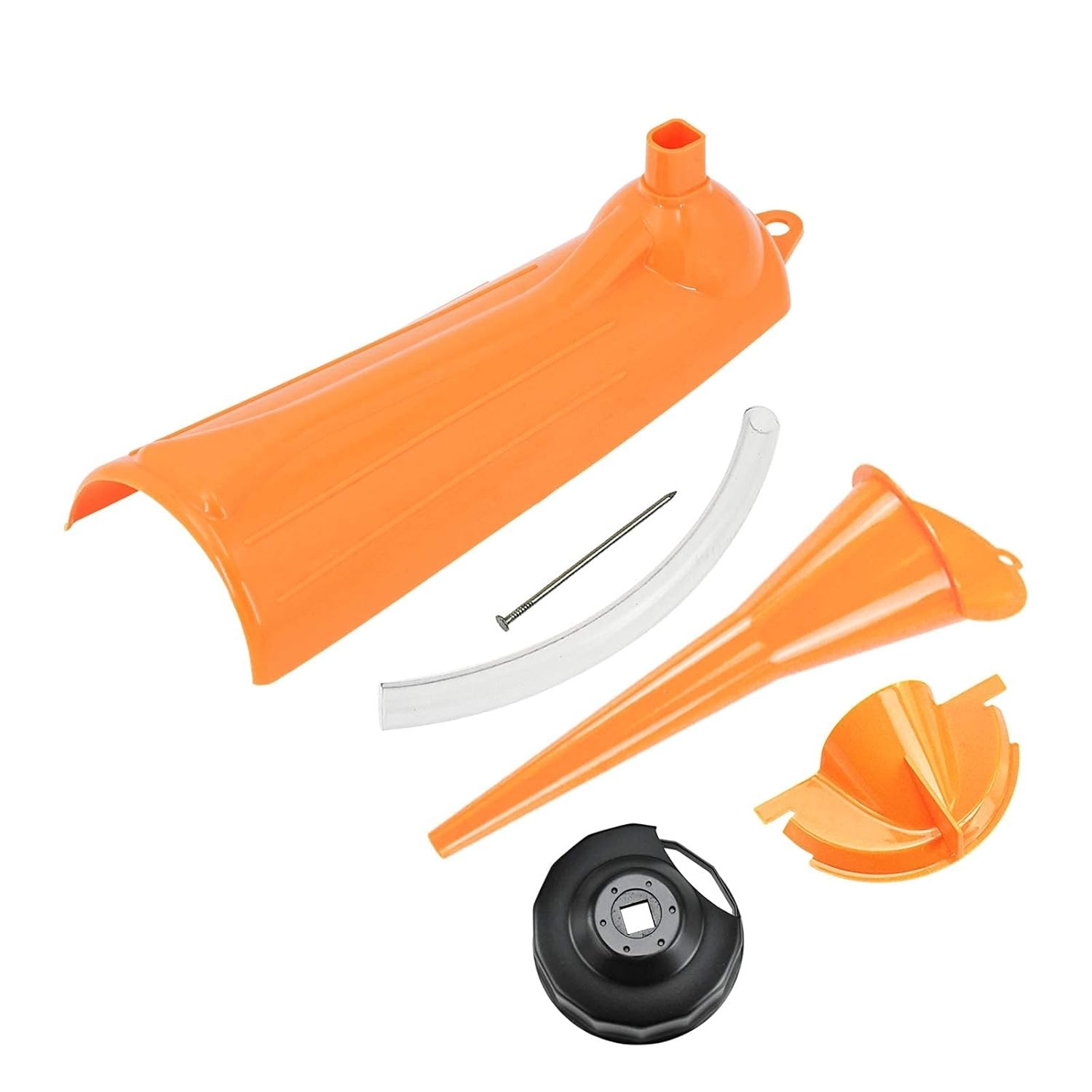 Kit Essencial HDBUBALUS: Funil de Óleo e Chave para Harley-Davidson - Troca de Fluido Sem Complicações!