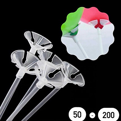 Kit Varetas Balão: 50-200 Unidades + Suporte
