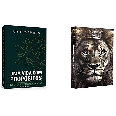 Kit Vida com Propósito: Bíblia NVI + Livro