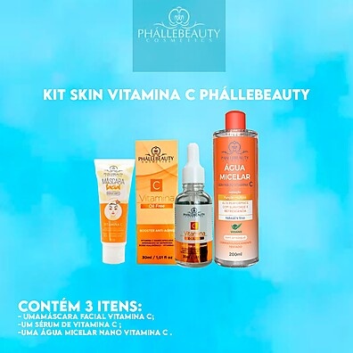 Kit Vitamina C PhálleBeauty: Pele Radiante!