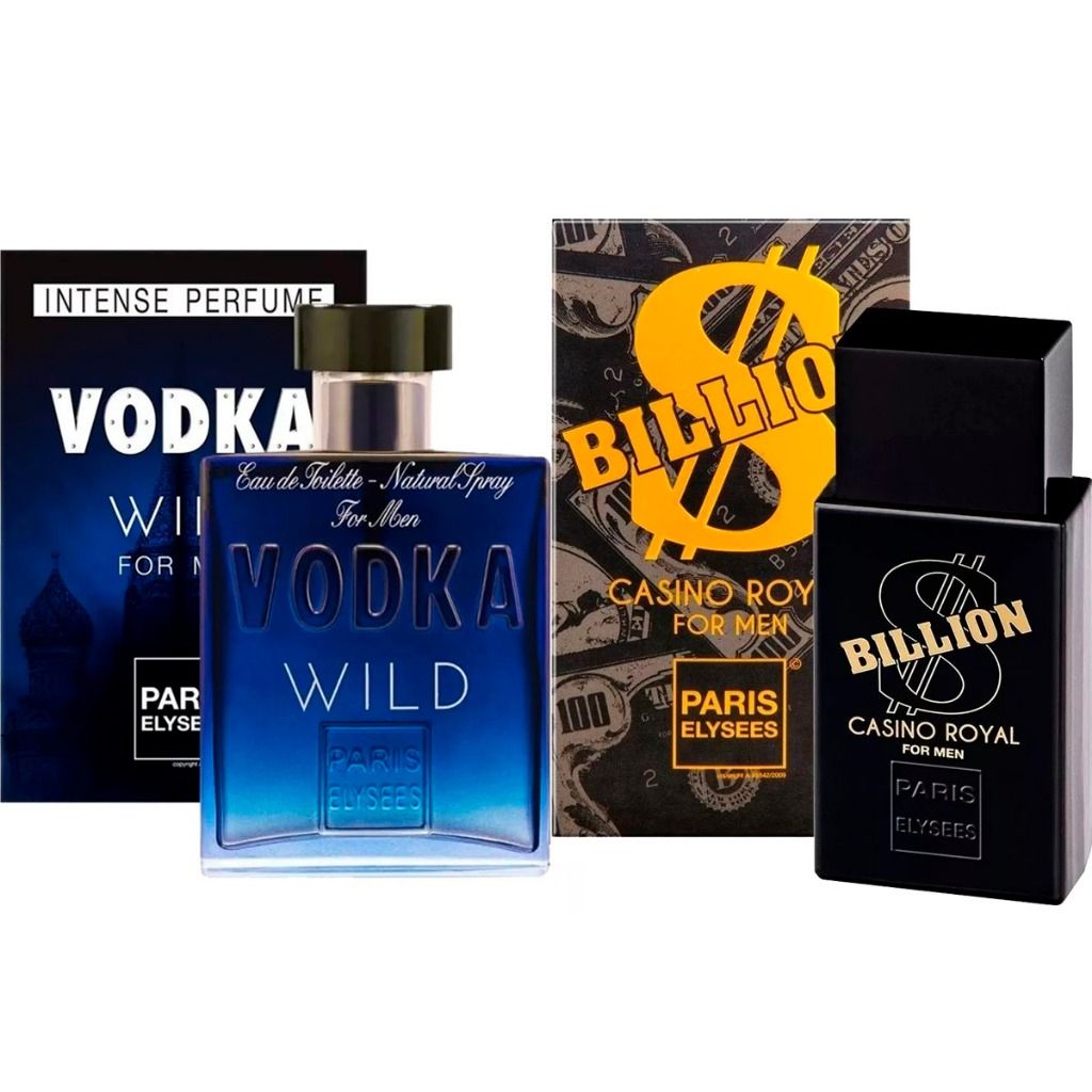 Kit Vodka Wild + Billion Royal: Perfume Masculino