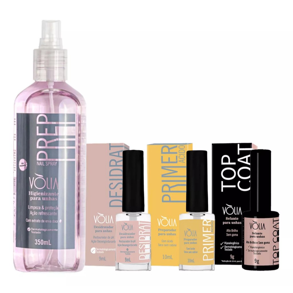Kit Vòlia Essencial: Unhas Perfeitas e Duradouras!