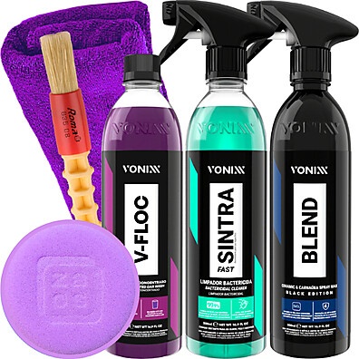 Kit Vonixx Completo: Shampoo, Cera e Limpeza Premium