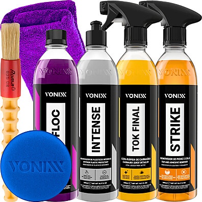 Kit Vonixx Strike Intense: Limpeza e Brilho!