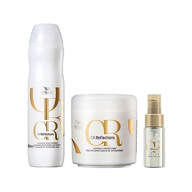 Kit Wella Oil Reflections: Brilho e Nutrição em 3 Produtos