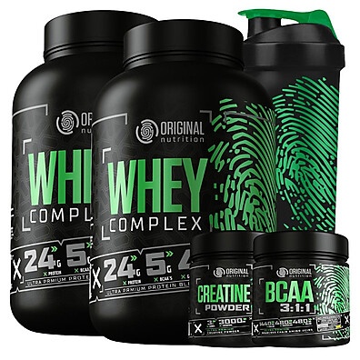 Kit Whey + BCAA + Creatina: Potencialize Seus Treinos!