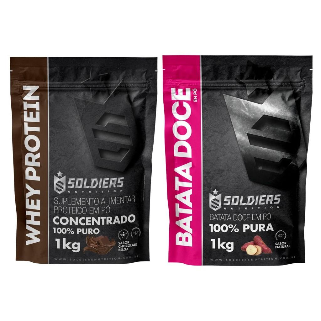 Kit Whey Protein + Batata Doce em Pó: Ganho de Massa e Energia
