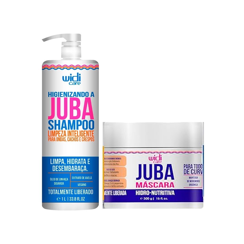 Kit Widi Care Juba: Shampoo + Máscara Cachos