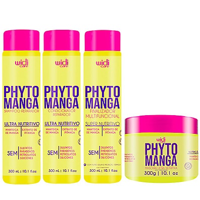 Kit Widi Care Phytomanga: Reparação Total para Cabelos Danificados