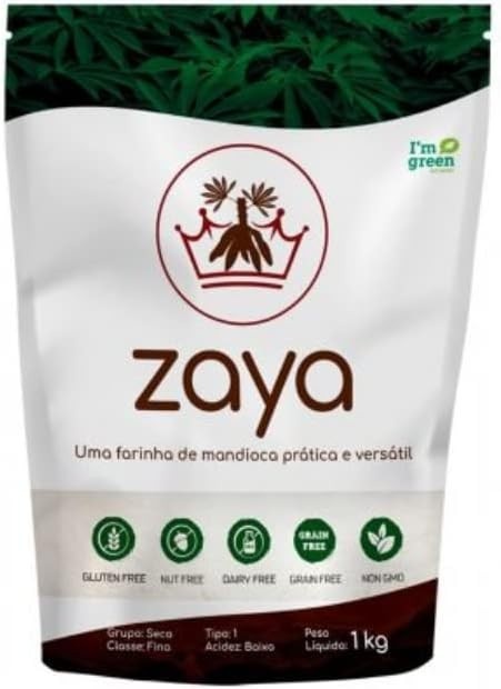 Kit 2X: Farinha Zaya Integral e Sem Glúten 1kg