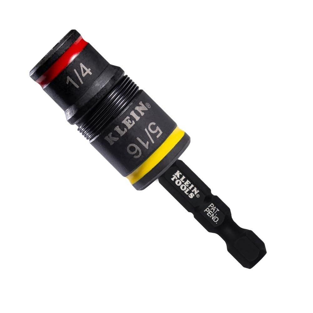 Klein Tools 32931: Soquete de Impacto SAE 3 em 1 com Ímã Potente e Codificação por Cores