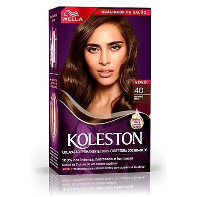 Koleston Castanho Médio 40: Cor Intensa e Duradoura