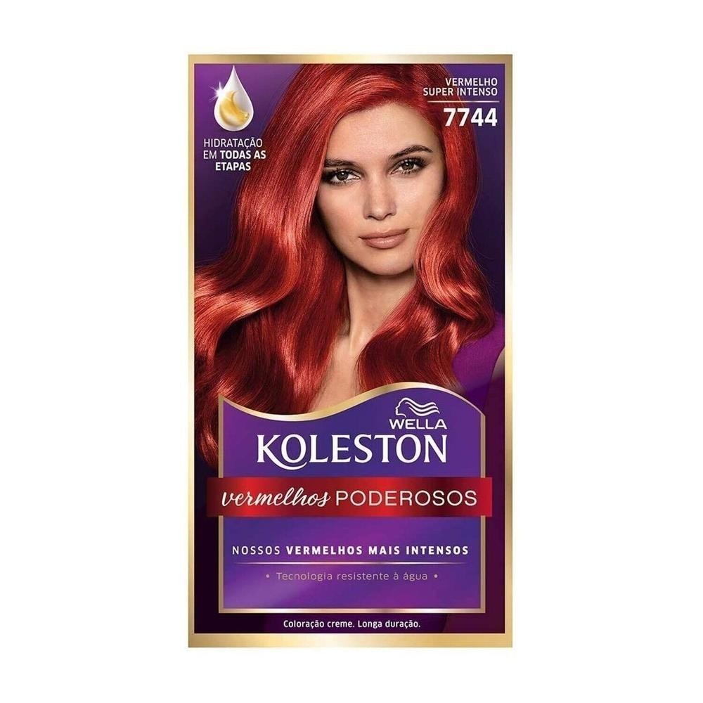 Koleston Vermelhos Intensos: 7744 Vermelho Super Intenso