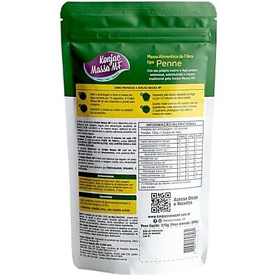 Penne Konjac Zero Carb: Massa Fit MF 270g