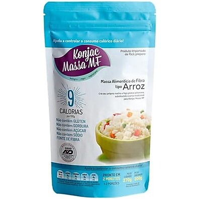 Konjac Massa MF: Macarrão Zero Carb sem Glúten 270g