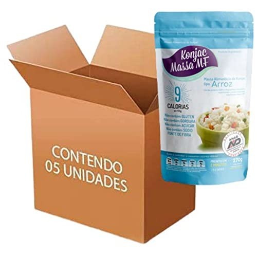 Kit Macarrão Konjac 5 Unidades - Arroz