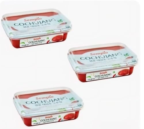 Pasta de Pimenta kit com 3 Gochujang VEGAN 170gr Korean
