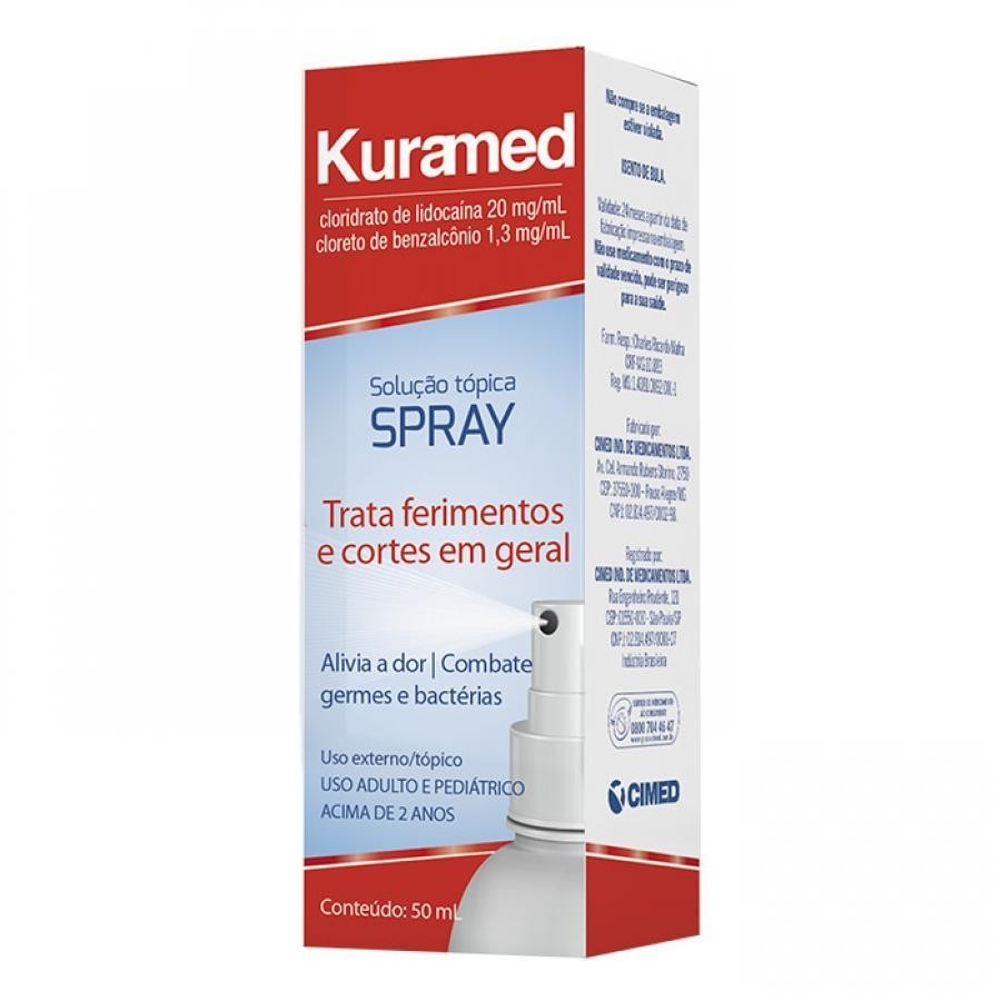 Kuramed 50ml: Solução Tópica para Ferimentos e Cortes