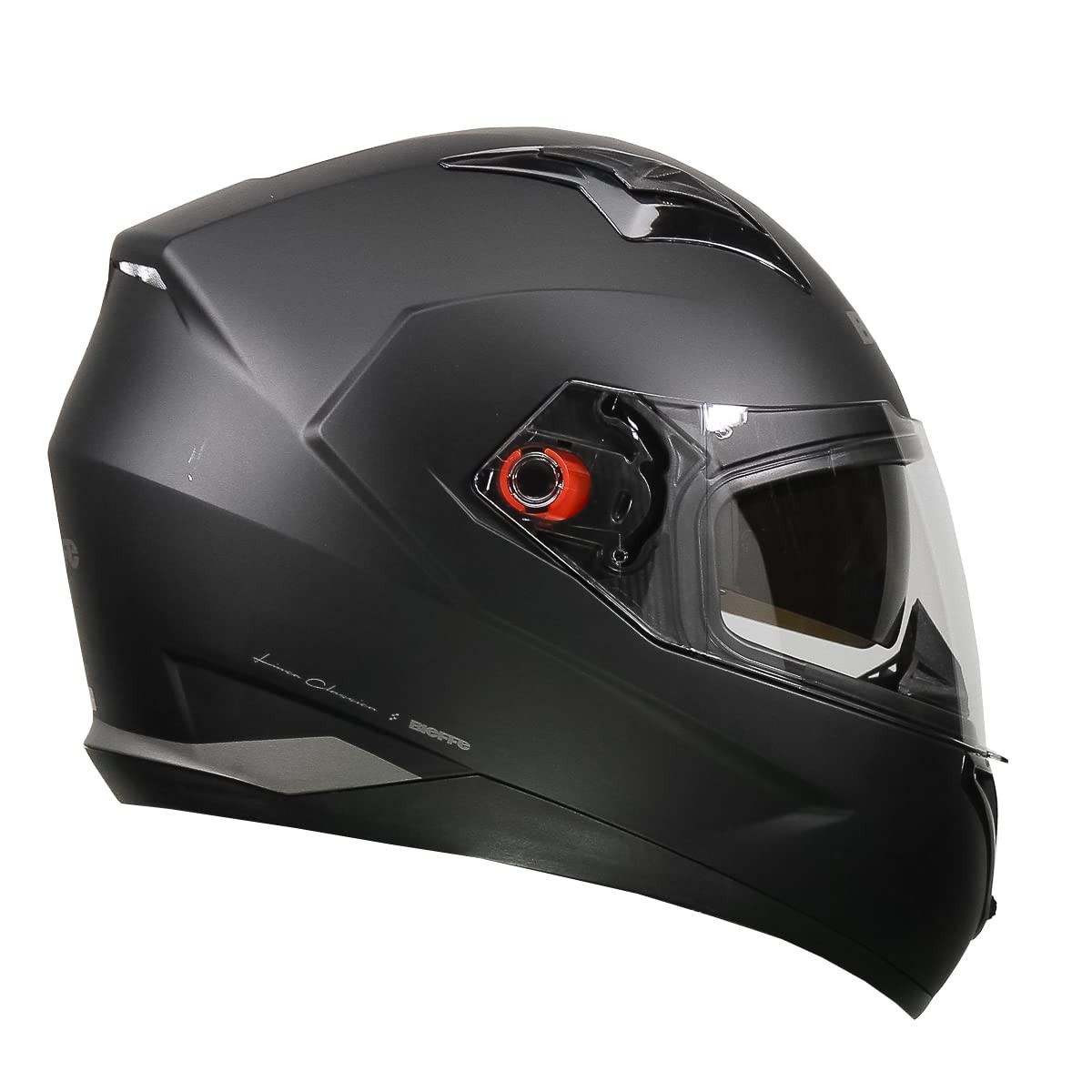 Capacete Fechado Moto Bieffe B-40 L Classic Preto Fosco c/ Grafite - Segurança e Estilo
