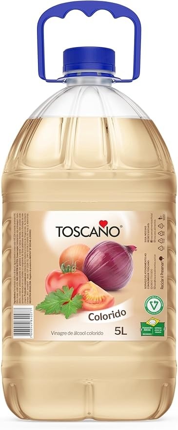 LUBEX Vinagre De Alcool Colorido Toscano (5 L) Toscano Sabor