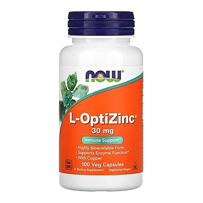 L-OptiZinc 30mg: Suplemento de Zinco com Ação Imunológica e Antioxidante