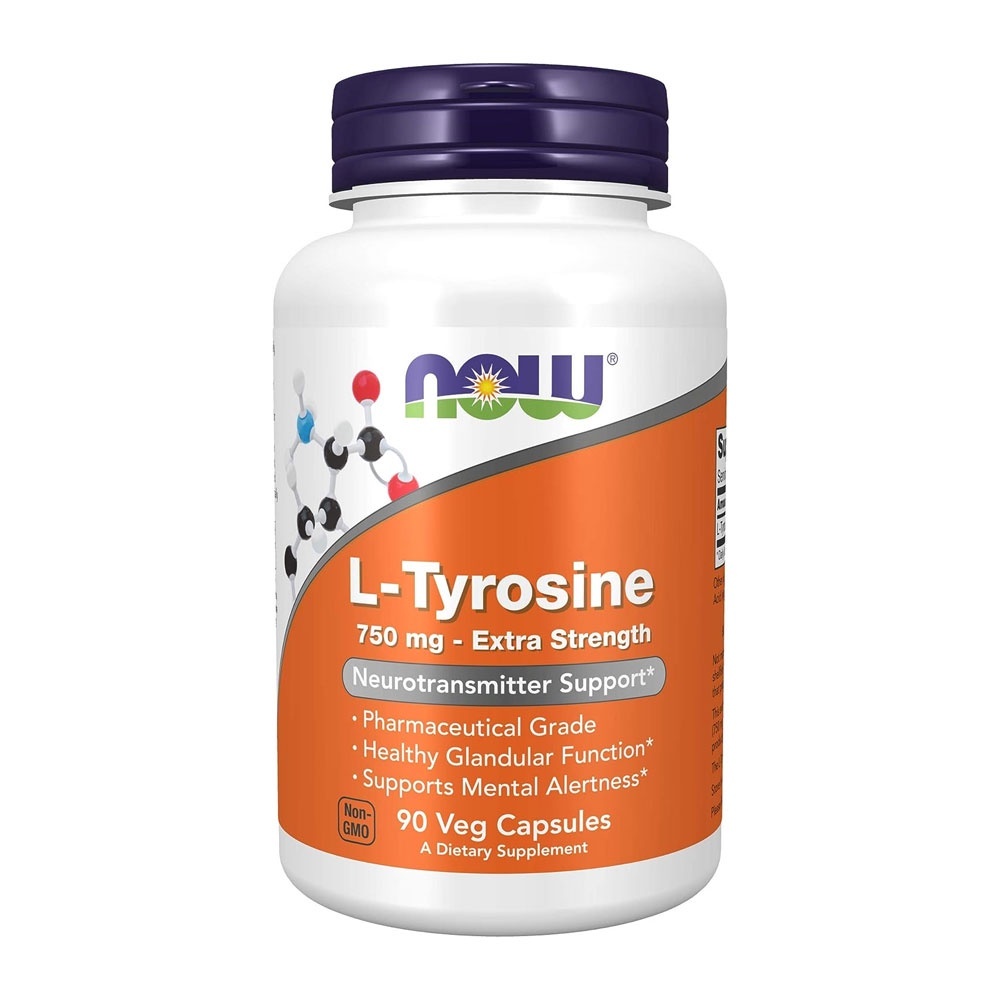 L-Tirosina 750mg Now Foods: Mais Foco e Energia!