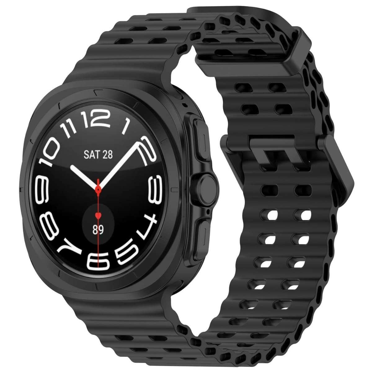 Pulseira De Silicone Respirável Mariner Compatível com Watch Ultra 47mm Sm-L705 e Sm-L705F LTE