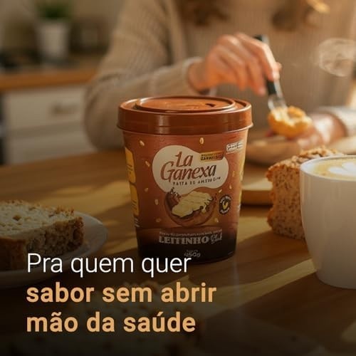LA GANEXA Pasta De Amendoim Sabor Leitinho Black 0 450G