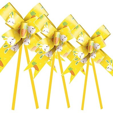 Laço de Coelho Amarelo: Decore sua Páscoa!
